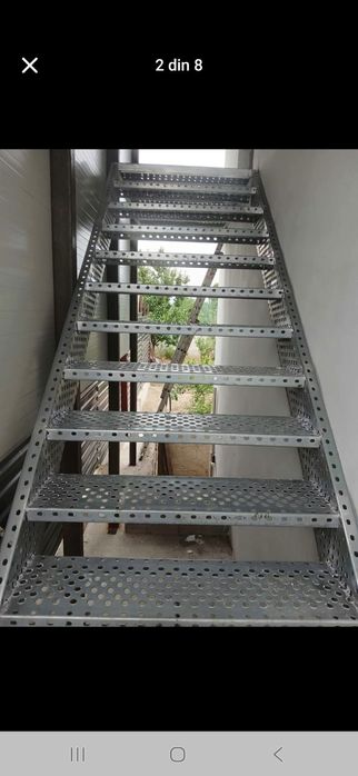 scarii metalice zincate exterioare și pentru incendii , platforme, podete si balustrazi profesionale la
