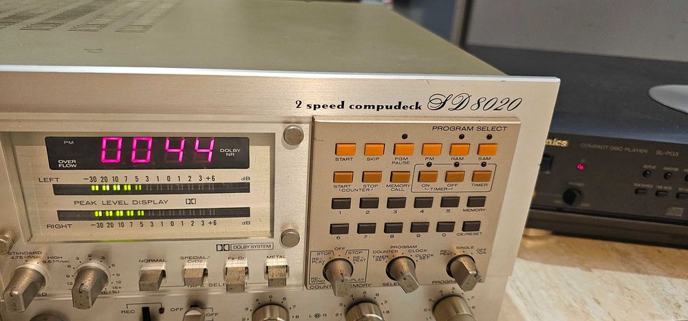Deck Marantz SD-8020 Compudeck 2 Speed, full recap, funcțional, cu test video!