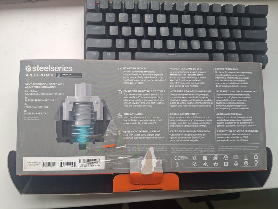 Клавиатура steelseries apex pro mini