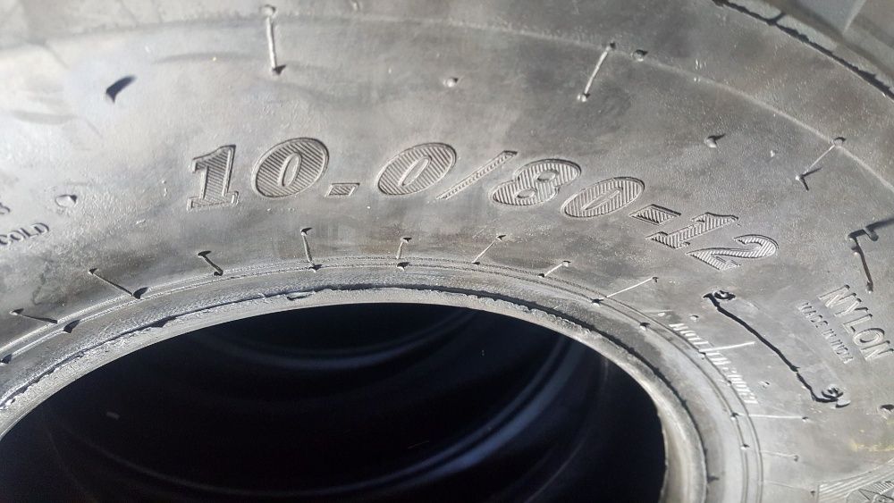 Cauciucuri 10.0/80-12 pentru presa noi cu garantie 2 ani 10 pliuri