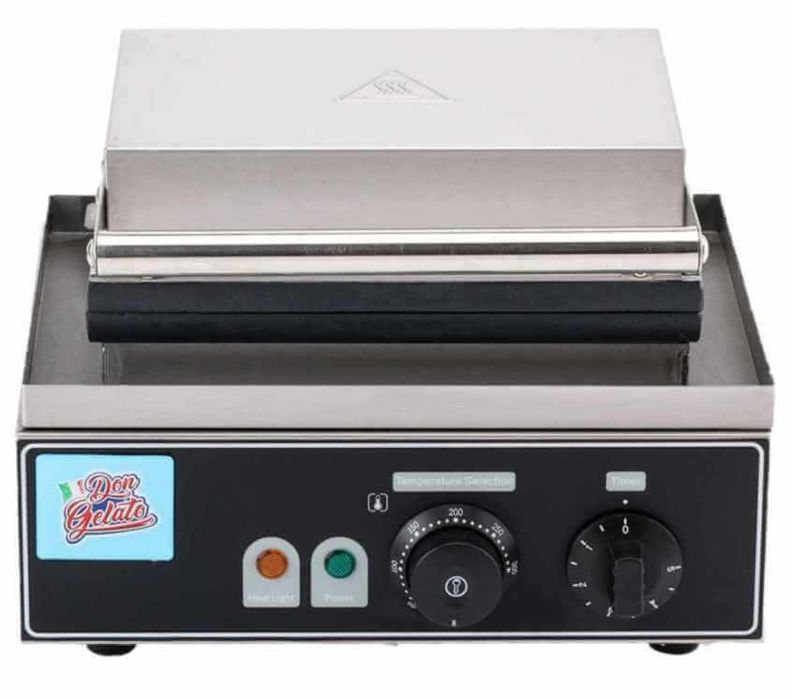 Професионален гофретник за Хот Дог и Корн Дог Don Gelato – Тефлон