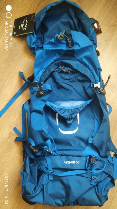 Osprey Aether 55 Deep Water Blue