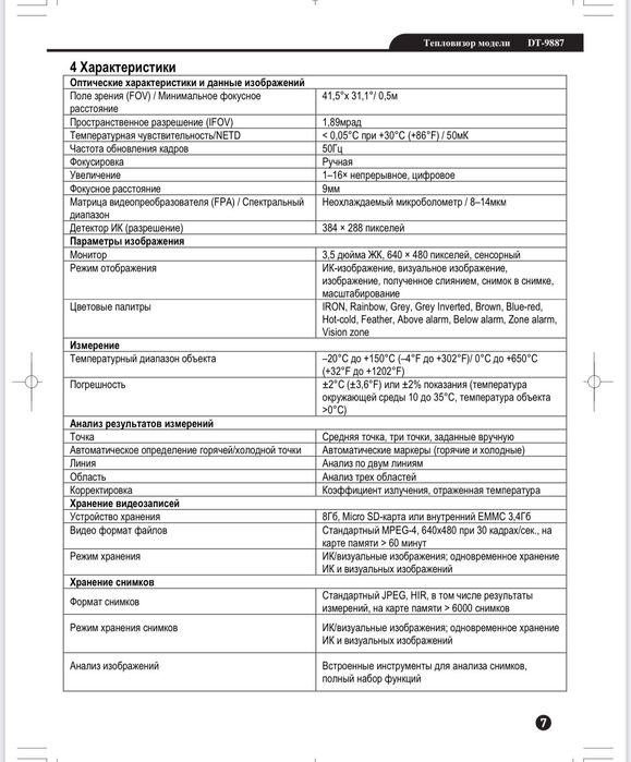 Тепловизор – профессиональный прибор для точных измерений!