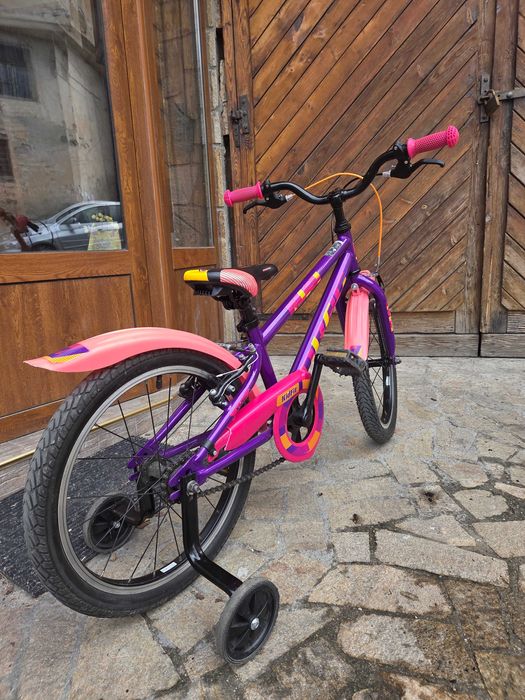 Детско колело с помощни колела DRAG RUSH Kid Fit 18" - много запазено