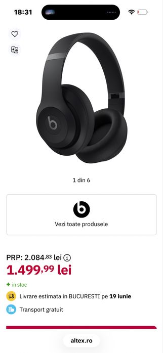 casti beats studio  pro noi nefolosite nicio urma de uzura sau folosire