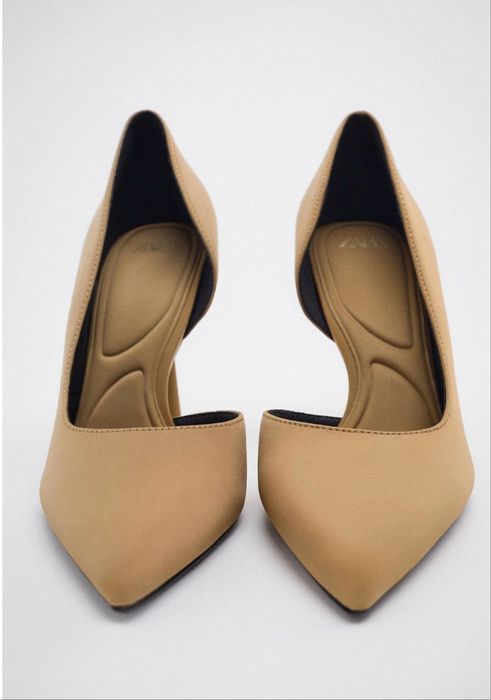 Атласные туфли Zara