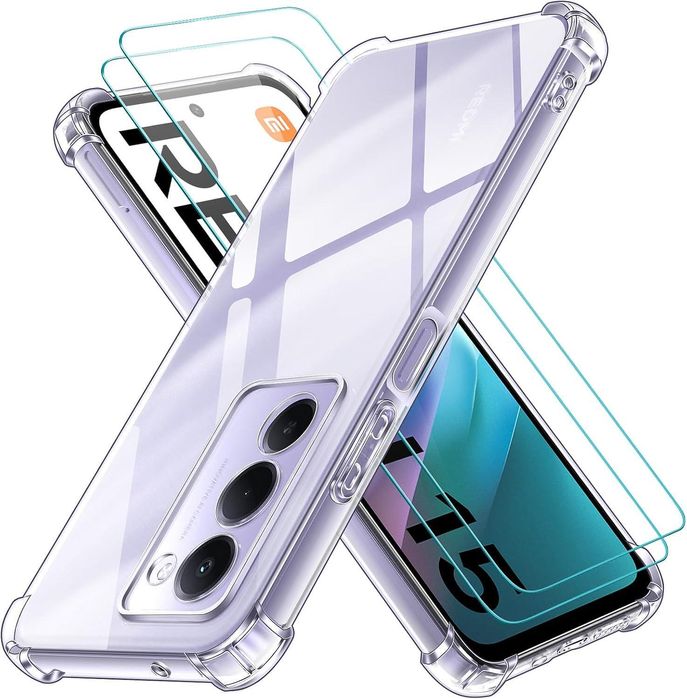 Прозрачен силиконов удароустойчив кейс за xiaomi redmi 15 4g