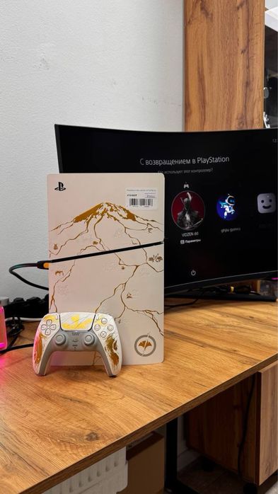 PlayStation5 Slim Limited Ghost of Yotei/1геймпад/1Тб/13 игр в подарок