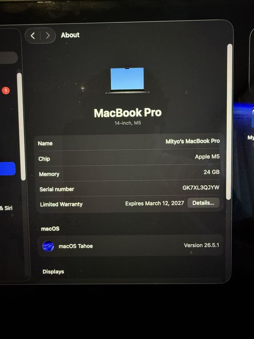 MacBook PRO M5 14-inch
