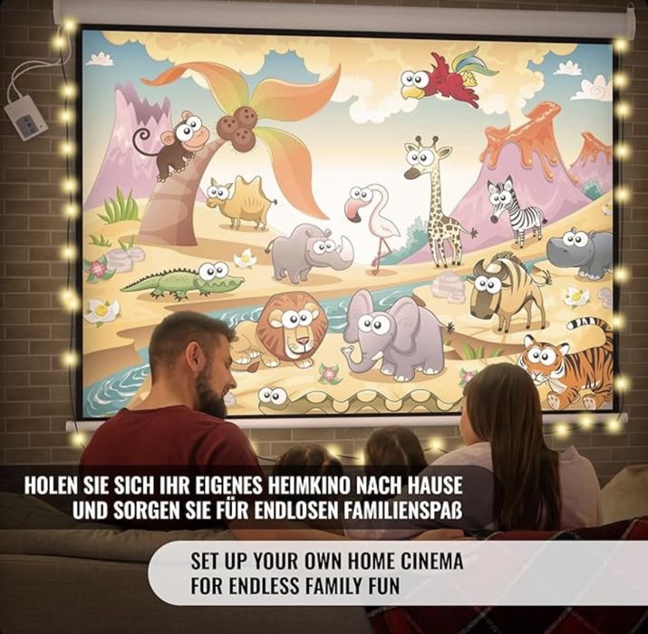 Прожекционен екран Jago 203x152см.