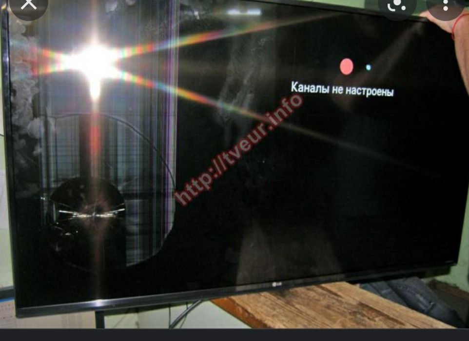 Замена екрана на телевизоре