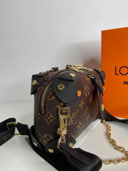 Geanta Louis Vuitton - Petite Malle Piele imprimeu Monogram