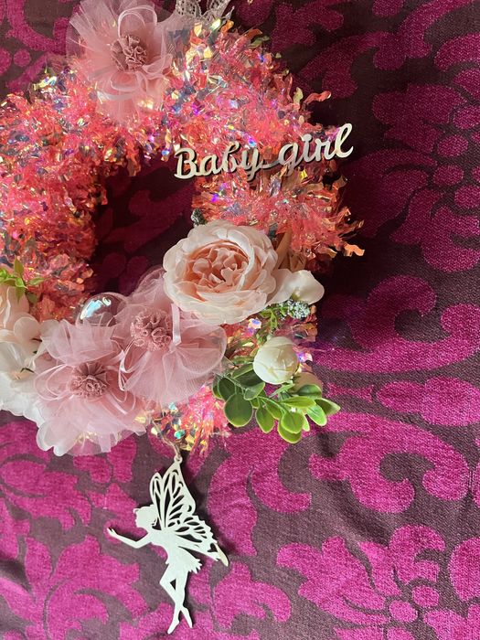 Coronita decor mamica fetita Happy Wreath