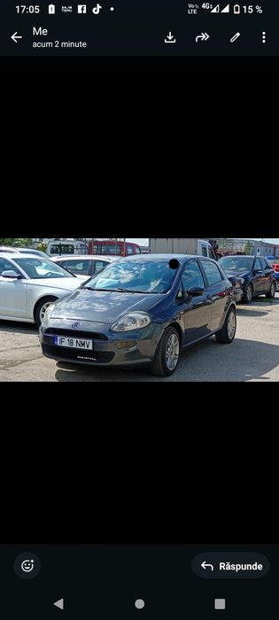 Fiat Punto 3  an 2012 euro 5 benzina 1,4