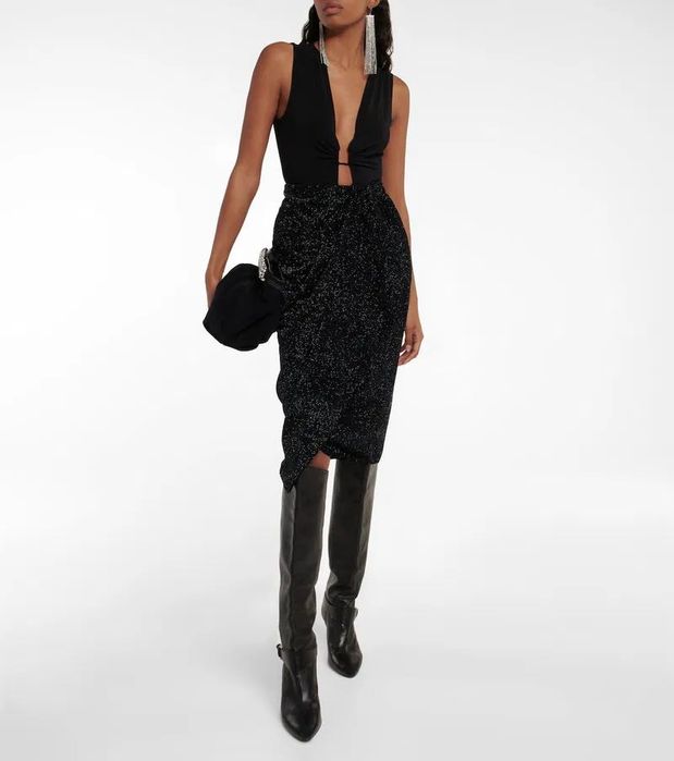 Isabel Marant миди пола с блестящи частици - нова размер 38