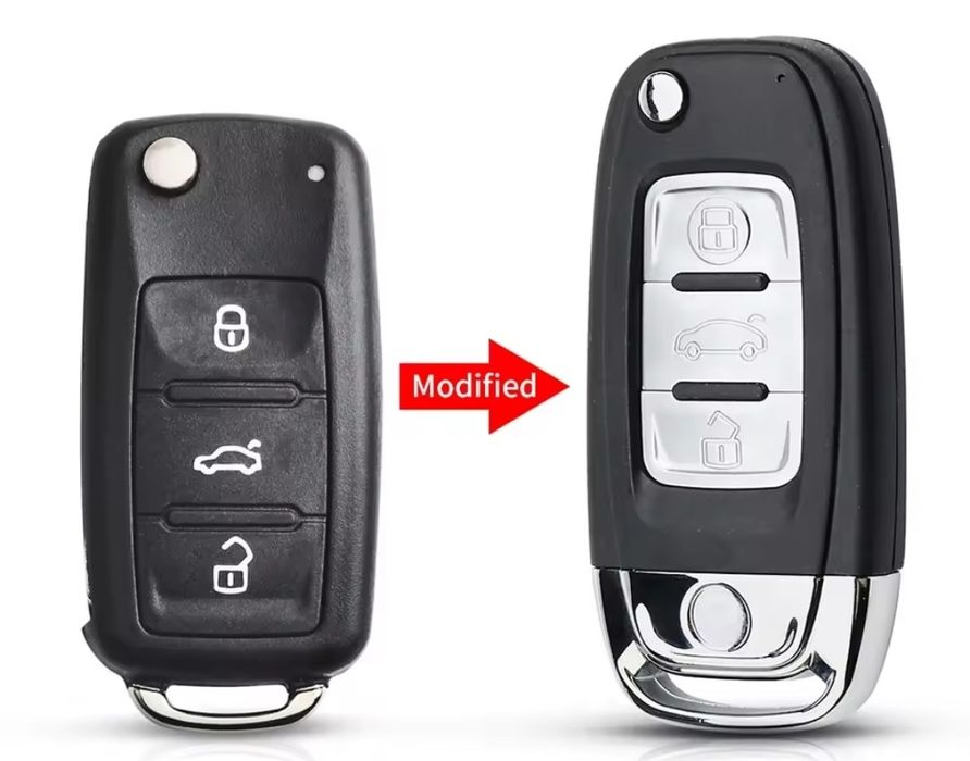 Carcasa cheie 3 butoane VW Golf mk4 Passat Tiguan Polo Jetta Skoda