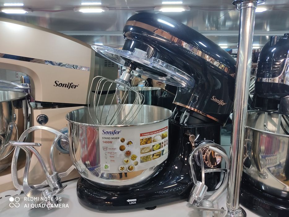 Новый Миксер Планетарный Промышленный Stand Mixer Sonifer 8064