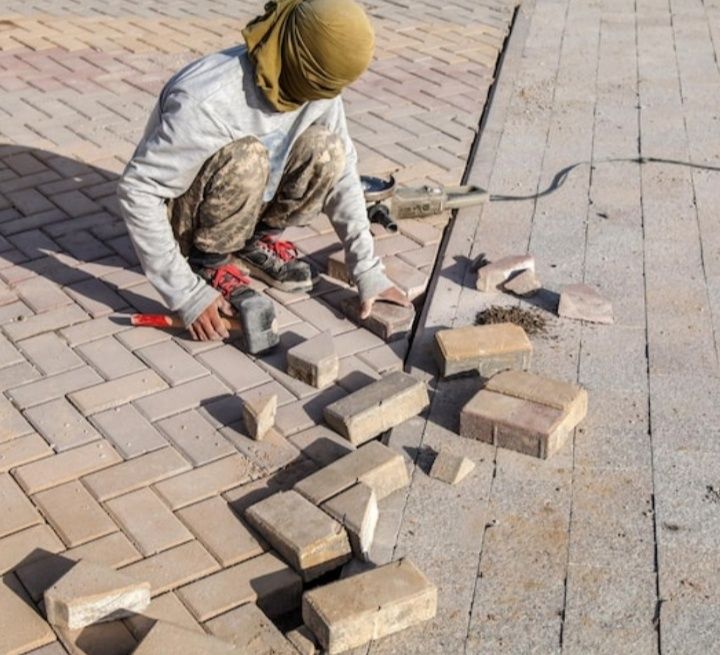 Укладка брусчатки  по ключ