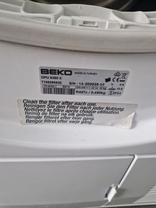 Сушилня Beko A++ 8 кг Термопомпа
