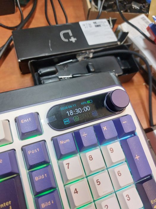 Tastatura gaming mecanica rgb purple,white Rk Kludge s98 limited noua