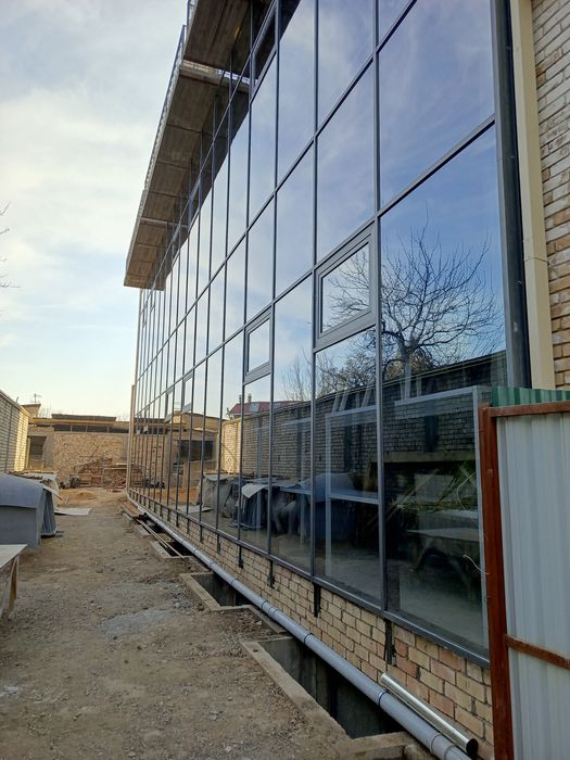 Fasad moyka oyna yuvish xizmati oyna tozalash