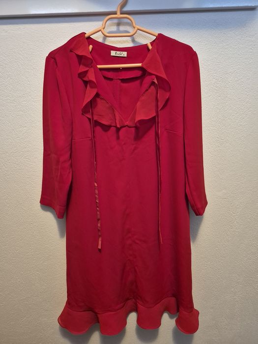 Rochie roșie croi A