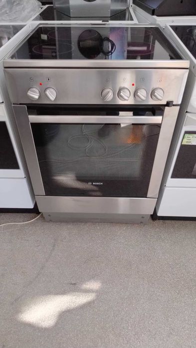 A+ Иноксова-Инокс Готварска печка с керамичен плот Bosch-Бош 71 л