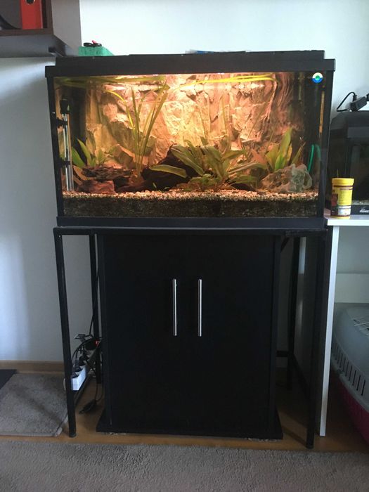 Acvariu cu cabinet 126 L