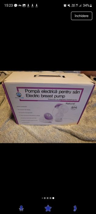 Pompa san electrica Kidscare +10 pungi stocare lapte
