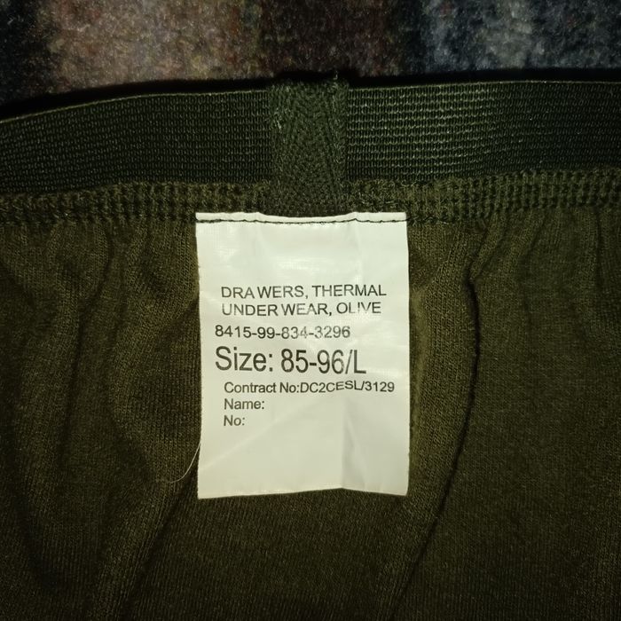 LongJohns, underpants, budigăi, surplus Dutch army.