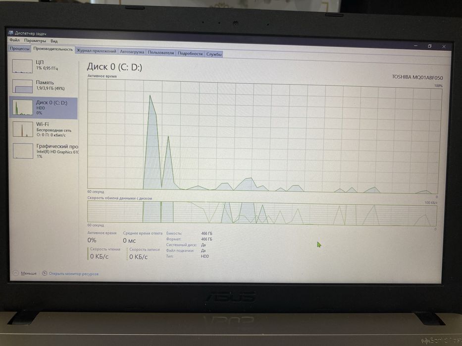 Ноутбук asus vivobook x540ua