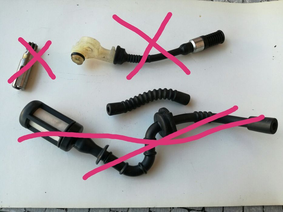 Продавам части за моторен трион/резачка STIHL MS 250