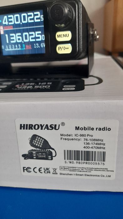 Statie emisie recepție Hiroyasu IC-980 Pro