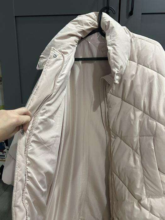 Geaca Zara roz prafuit S