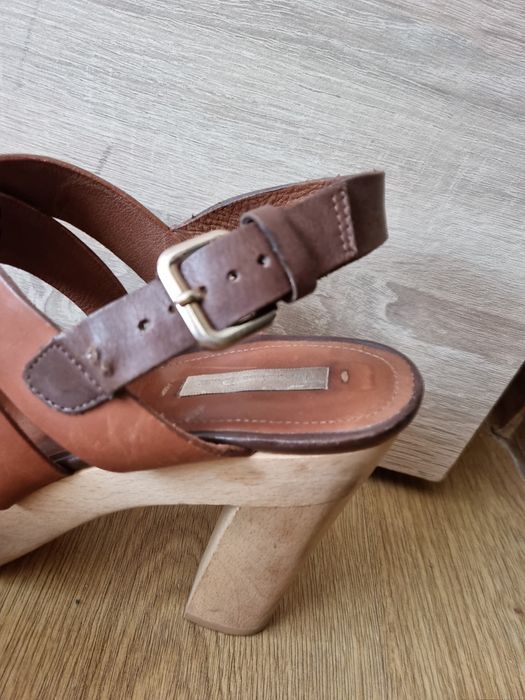 Sandale cu toc Massimo Dutti 39