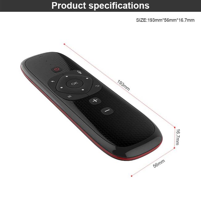 Telecomanda mini tastatura AIR Mouse Voice Control Remote cu Touch Pad