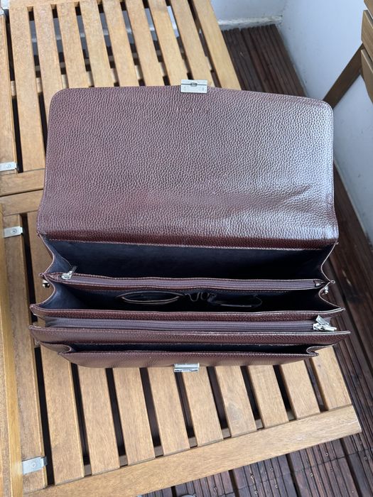 Мъжка бизнес чанта ЕNZO NORI модел FABIO естествена кожа