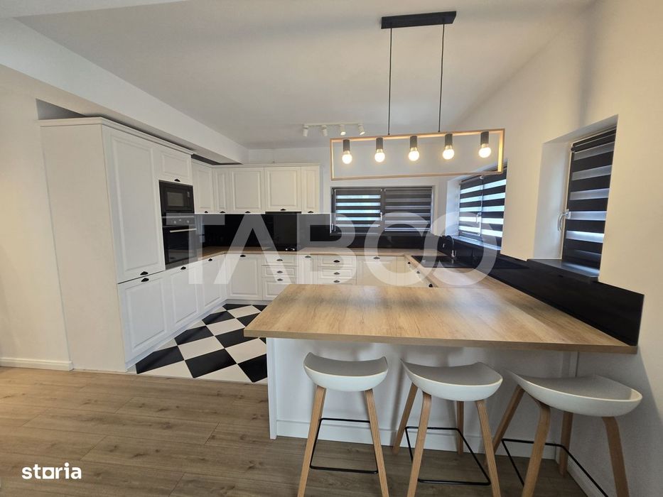 Casa de inchiriat 144 mpu 5 camere 2 bai 2 locuri parcare Selimbar