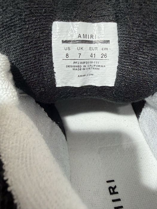 Amiri MA-1 Black White