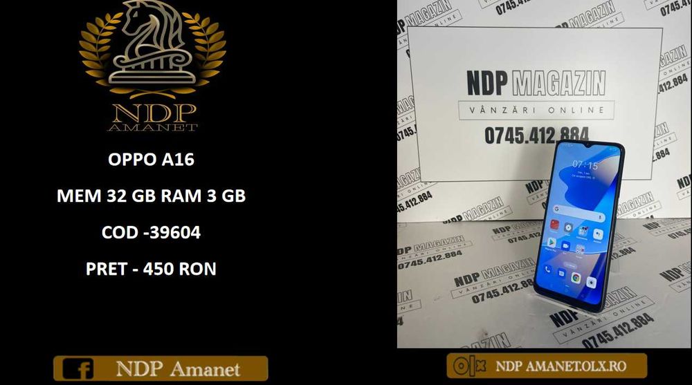 NDP Amanet NON-STOP Bld.Iuliu Maniu 69 OPPO A16 (39604)