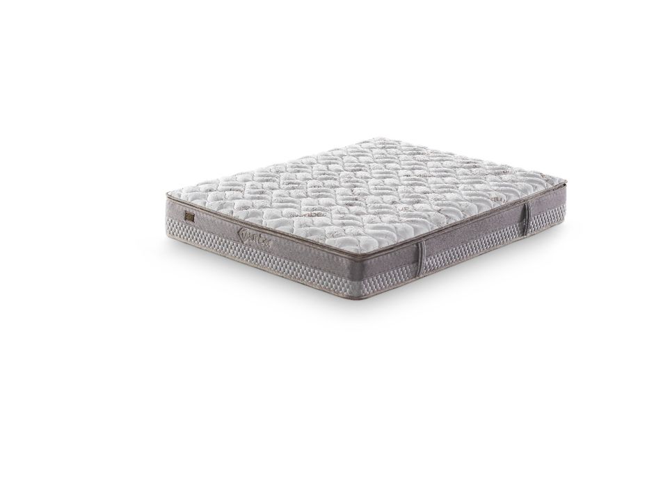 Set Pat tapitat cu led, soniera si lada depozitare + saltea ortopedica