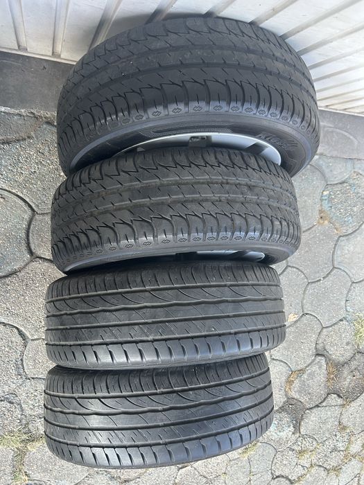 Jante aliaj 5x112mm, anvelope vara 205/65 R16, Audi A3, A4 B5, B6, B7, VW, Seat, Skoda