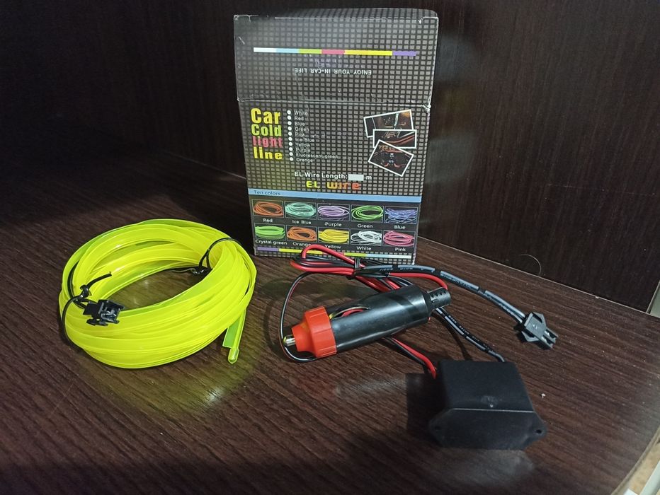 Неоновая нить 3 метра