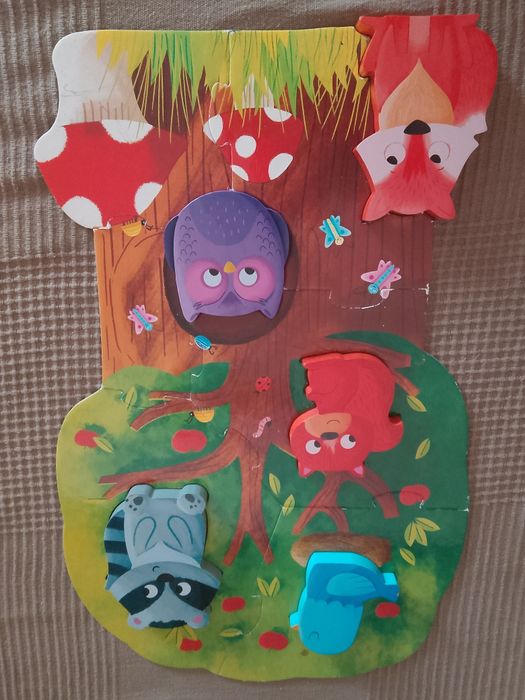 Пъзели, 2+ години, дърво