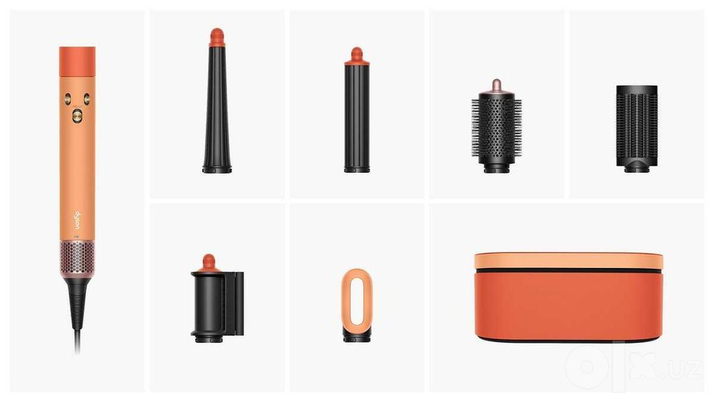 Dyson i.d. Airwrap o'rik rangi (Apricot/Topaz), Bluetooth bilan