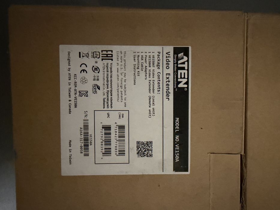 Extender VGA ATEN  Utp to Vga 150 de metri