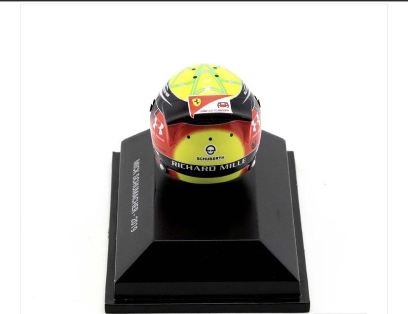 Cască moto mini MICK SCHUMACHER an 2019 scara 1:8