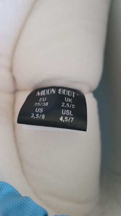 Moon Boots, Alaskan Blue, 36-38(Adjustable fit)