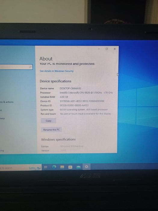 Laptop asus pentru copii de scoala generală!