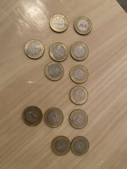 Монеты коллекционные Жеті қазына.